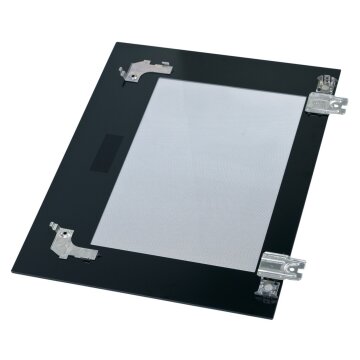 LUTH Premium Profi Parts Außenfenster Schwarz kompatibel mit Siemens 00771900 Frontglasscheibe für Backofentüre Herd