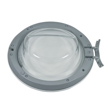 LUTH Premium Profi Parts Türe kompatibel mit Bauknecht 481010604375 Mit Türringen Frontscheibe Scharnier Griff für Waschmaschine