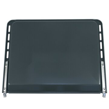 LUTH Premium Profi Parts Backblech kompatibel mit Siemens 00680615 459x375/392x29mm Mit Trägern für Backofen Herd