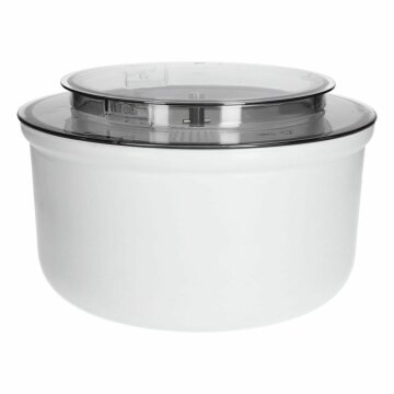 LUTH Premium Profi Parts Rührschüssel kompatibel mit Bosch 00080640 Kunststoffschüssel Mit Deckel Antriebsachse für Küchenmaschine