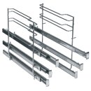 LUTH Premium Profi Parts Haltegitter Mit Teleskopauszug 3fach für Backblech kompatibel mit Siemens 11005093 in Dampfbackofen