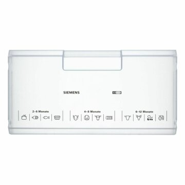LUTH Premium Profi Parts Schubladenblende kompatibel mit Siemens 00660465 458x235mm für Gefriergutbehälter Gefrierteil Kühlgefrierkombination