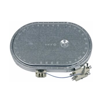 LUTH Premium Profi Parts Strahlheizkörper 260x165mm Oval kompatibel mit Bosch 00670016 für Glaskeramikkochfeld