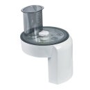 LUTH Premium Profi Parts Durchlaufschnitzlergehäuse kompatibel mit Bosch 00653187 Mit Mitnehmer Becher für Küchenmaschine