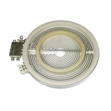 LUTH Premium Profi Parts Strahlheizkörper 2-Kreis 180/115mmø 1800/700w Ego 10.58213.032 für Kochfeld