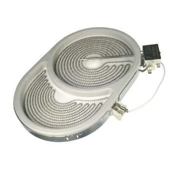 LUTH Premium Profi Parts Strahlheizkörper 265x170mm 2400/1500w 230v Oval