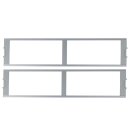 LUTH Premium Profi Parts Rahmen Set für Metallfettfilter kompatibel mit Bosch 00470979 in Dunstabzugshaube 2stk