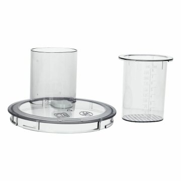 LUTH Premium Profi Parts Durchlaufschnitzlerdeckel kompatibel mit Bosch 12013003 Gehäuseoberteil Mit Einfüllstößel Kupplung Küchenmaschine