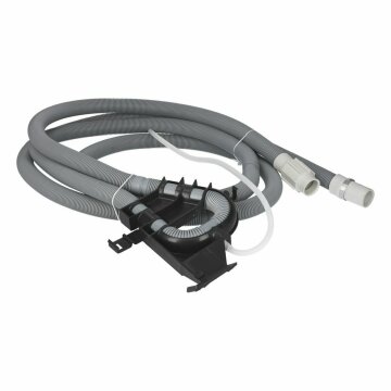 LUTH Premium Profi Parts Ablaufschlauch kompatibel mit Bauknecht 481010441234 Skit Mit Belüftung Schelle für Geschirrspüler