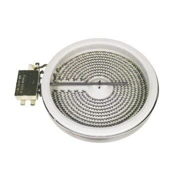 LUTH Premium Profi Parts Strahlheizkörper 140mmø kompatibel mit AEG 3740635218 EGO 10.54111.044 1200w 230v für Kochfeld