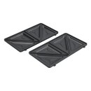 LUTH Premium Profi Parts Sandwichplatten Set kompatibel mit Tefal Xa800212 für Snack Collection Kombigerät Sandwichmaker Waffeleisen