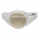 LUTH Premium Profi Parts Übergangsstück 100er Ultraflach Dalap 6005 Rundrohrmuffe für 100mmø Auf Flachkanal 234x29mm Belüftungstechnik