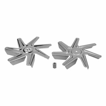 LUTH Premium Profi Parts Flügel kompatibel mit Bosch 00752255 Mit Mutter für Heißluftventilator Backofen