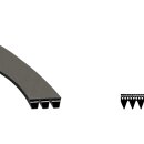 LUTH Premium Profi Parts Keilrippenriemen 288pj3 für Lüftermotor kompatibel mit Bosch 00154142 in Trockner