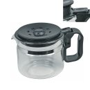 LUTH Premium Profi Parts Glaskanne kompatibel mit Wpro 484000000317 Ucf100 Kaffeekanne Universal 12-15 Tassen für Filterkaffeemaschine