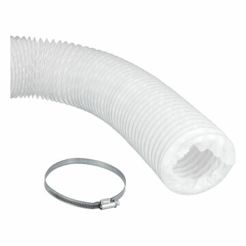 LUTH Premium Profi Parts Abluftschlauch 100er Rund 2,5m kompatibel mit Bosch 00670752 Wz20180 für Trockner