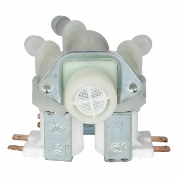 LUTH Premium Profi Parts Magnetventil kompatibel mit Euronova 031420 Dreifach 180° 10,5mmø Mit Reduzierung für Waschmaschine