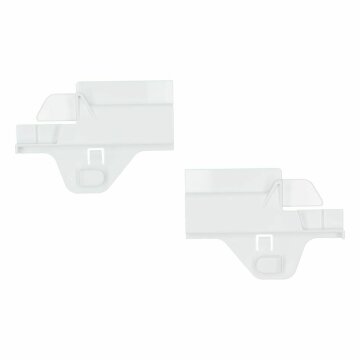 LUTH Premium Profi Parts Glasplattenauflage kompatibel mit Siemens 00617433 Set links rechts für Kühlgefrierkombination Gefrierschrank