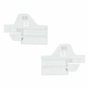 LUTH Premium Profi Parts Glasplattenauflage kompatibel mit Siemens 00617433 Set links rechts für Kühlgefrierkombination Gefrierschrank