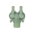 LUTH Premium Profi Parts Magnetventil kompatibel mit Candy 41018989 Zweifach 180° 10,5mmø für Waschmaschine