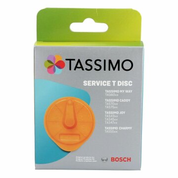 LUTH Premium Profi Parts Reinigungsdisc kompatibel mit Tassimo Bosch 17001491 Tdisc Orange für Kapselautomat