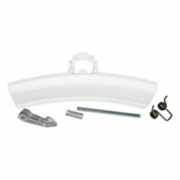 LUTH Premium Profi Parts Türgriff kompatibel mit AEG 405523773/1 Set Mit Schließnase Achse Feder für Trockner