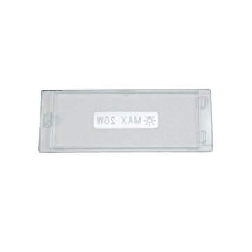 LUTH Premium Profi Parts Lampenabdeckung kompatibel mit AEG 405517875/2 145x55mm für Dunstabzugshaube