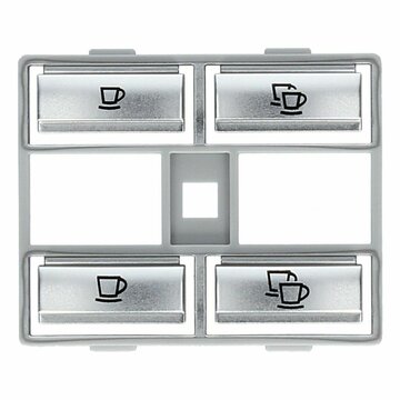 LUTH Premium Profi Parts Tastenrechen kompatibel mit Jura 65580 Kappen Mit Aufdruck für Kaffeebezug Kaffeemaschine