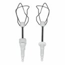 LUTH Premium Profi Parts Rührbesen kompatibel mit Bosch 00659072 Turbobesen Set rechts links Mit Antriebsschnecke für Handmixer
