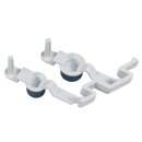 LUTH Premium Profi Parts Tastenkappe 2fach kompatibel mit Bauknecht 481241029588 für Waschmaschine Toplader