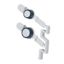 LUTH Premium Profi Parts Tastenkappe 2fach kompatibel mit Bauknecht 481241029588 für Waschmaschine Toplader