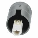 LUTH Premium Profi Parts Knebel für Kochstelle kompatibel mit Siemens 00428970 Einkreis Drehgriff Versenkbar für Kochfläche Herd