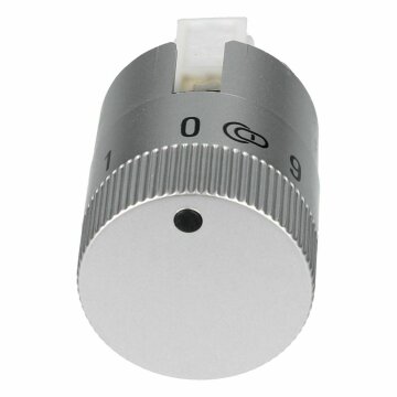 LUTH Premium Profi Parts Knebel 2kreis für Kochstelle kompatibel mit Siemens 00428972 Versenkbar an Herd