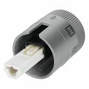 LUTH Premium Profi Parts Knebel für Backofen kompatibel mit Siemens 00429405 Drehgriff Silbern für Funktionen Vorwahl Herd