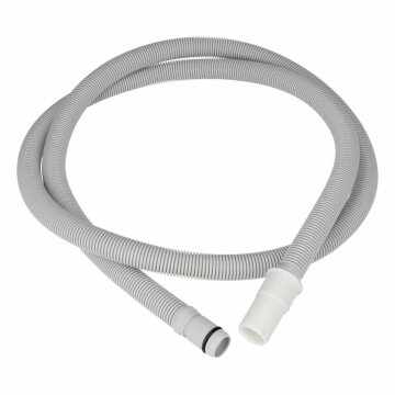 LUTH Premium Profi Parts Ablaufschlauch 1,9m kompatibel mit Bosch 00666148 Einseitig Mit Siphontülle für Geschirrspüler