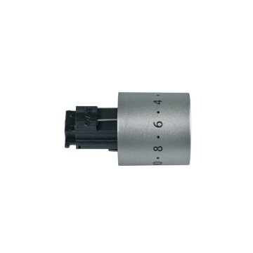 LUTH Premium Profi Parts Knebel Zweikreis für Kochstelle kompatibel mit Bauknecht 481010567263 an Kochfeld Herd