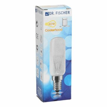 LUTH Premium Profi Parts Lampe E14 40w kompatibel mit Bosch 00159645 26mmø 85mm 230-240v für Kühlschrank Sidebyside