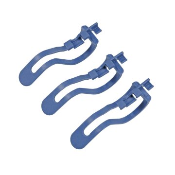 LUTH Premium Profi Parts Geschirrkorbklammern kompatibel mit Bosch 00423712 Kleinteilehalter für Kunststoffteile Deckel in Geschirrspüler 3stk