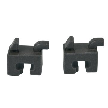 LUTH Premium Profi Parts Buchse kompatibel mit Siemens 00637443 Keramikhalter Vorne für Zubehörhaltegitter Backofen Mit Mikrowelle 2stk