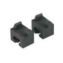 LUTH Premium Profi Parts Buchse kompatibel mit Siemens 00637443 Keramikhalter Vorne für Zubehörhaltegitter Backofen Mit Mikrowelle 2stk