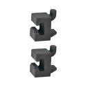 LUTH Premium Profi Parts Buchse kompatibel mit Siemens 00637443 Keramikhalter Vorne für Zubehörhaltegitter Backofen Mit Mikrowelle 2stk