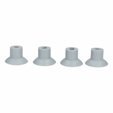 LUTH Premium Profi Parts Gummifuss kompatibel mit Bosch 10000212 für Allesschneider Küchenmaschine 4stck