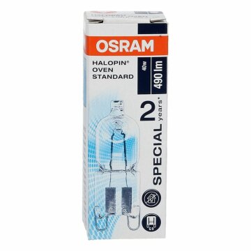 LUTH Premium Profi Parts Halogenlampe kompatibel mit Bosch 00637592 Schlaufensockel G9 40w 230v für Backofen Herd