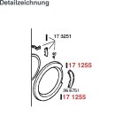 LUTH Premium Profi Parts Türgriffachse kompatibel mit Bosch 00171255 für Waschmaschine Waschtrockner