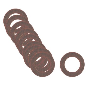 LUTH Premium Profi Parts Dichtung Fiberdichtring 12x18mmø für 1/2" Santiäranwendungen 10stk