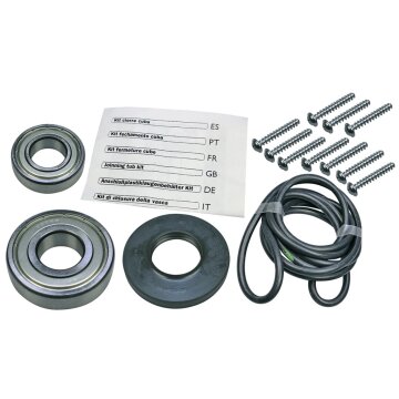 LUTH Premium Profi Parts Lagersatz kompatibel mit Bosch 00172686 Wellendichtung 35x72x10/15,2 Kugellager 6205z 6306 für Waschmaschine