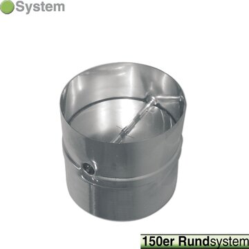 LUTH Premium Profi Parts Rückstauklappe 150errundsystem Verzinkt für Luftführung Dunstabzugshaube