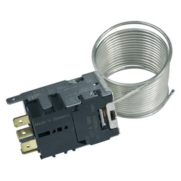 LUTH Premium Profi Parts Thermostat kompatibel mit Danfoss Nr.6 077b7006 Universal für Gefriermöbel Mit Aktivem Signal