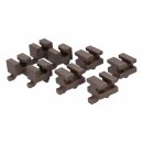 LUTH Premium Profi Parts Buchsenset kompatibel mit Siemens 00637802 rechts links vorne Hinten für Zubehörhaltegitter Backofen mit Mikrowelle