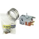 LUTH Premium Profi Parts Thermostat kompatibel mit Danfoss Nr.13 077b6208 Universal für Kühlschrank 3sterne Mit Automatischer Abtauung